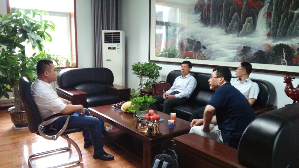 舍弗勒貿(mào)易（上海）有限公司北方區(qū)銷售總監(jiān)安軍民先生一行蒞臨濟南鴻慷機電參觀指導(dǎo)工作